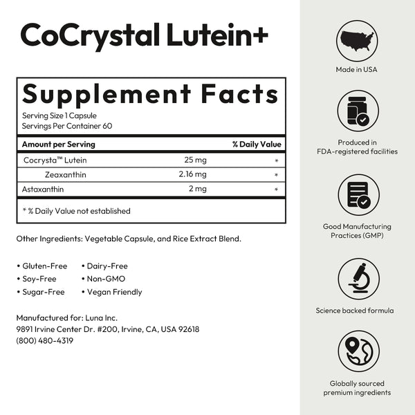 CoCrystal Lutein+