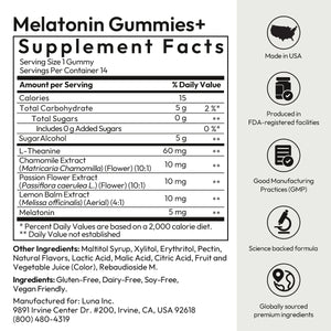 Melatonin Gummies+