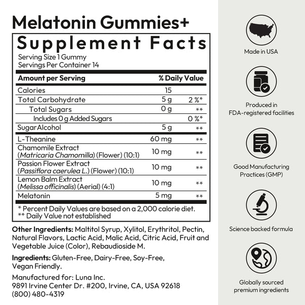 Melatonin Gummies+